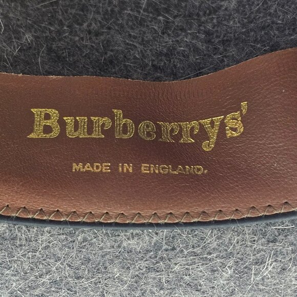 Burberry\'s Made in England Grey Felt Derby Hat Size 7 or 57 main image 6